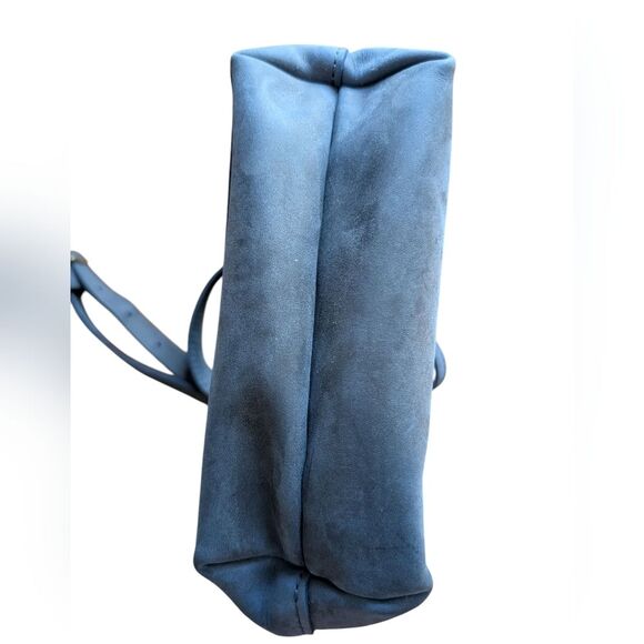 Portland Leather Goods Cross Body Tote Blue - Picture 9 of 10